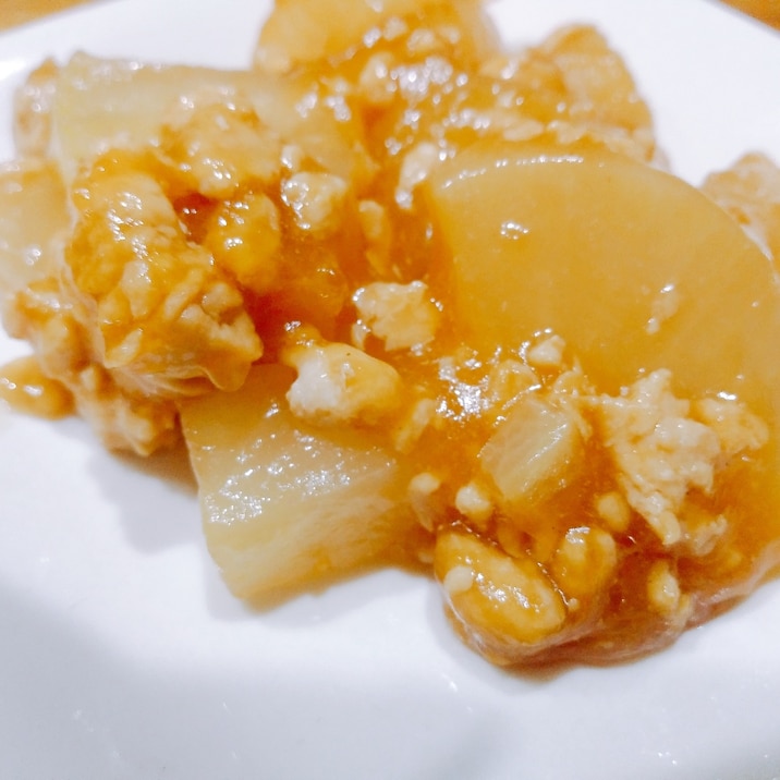 鶏そぼろ大根